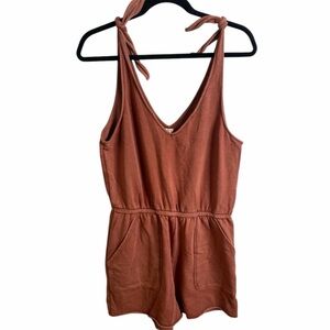 Aerie Rust Jumpsuit